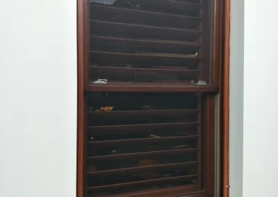Flyscreen Frame colour Cedar look #3